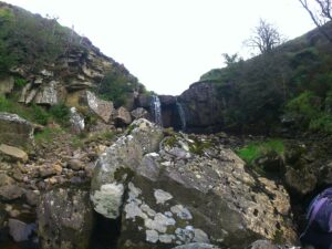 A waterfall on Swindale Beck above Brough